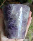 Chevron amethyst tea cup and saucer 1 sale