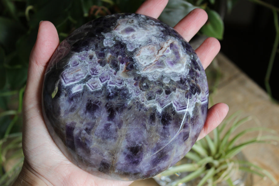 Chevron amethyst tea cup and saucer 1 sale