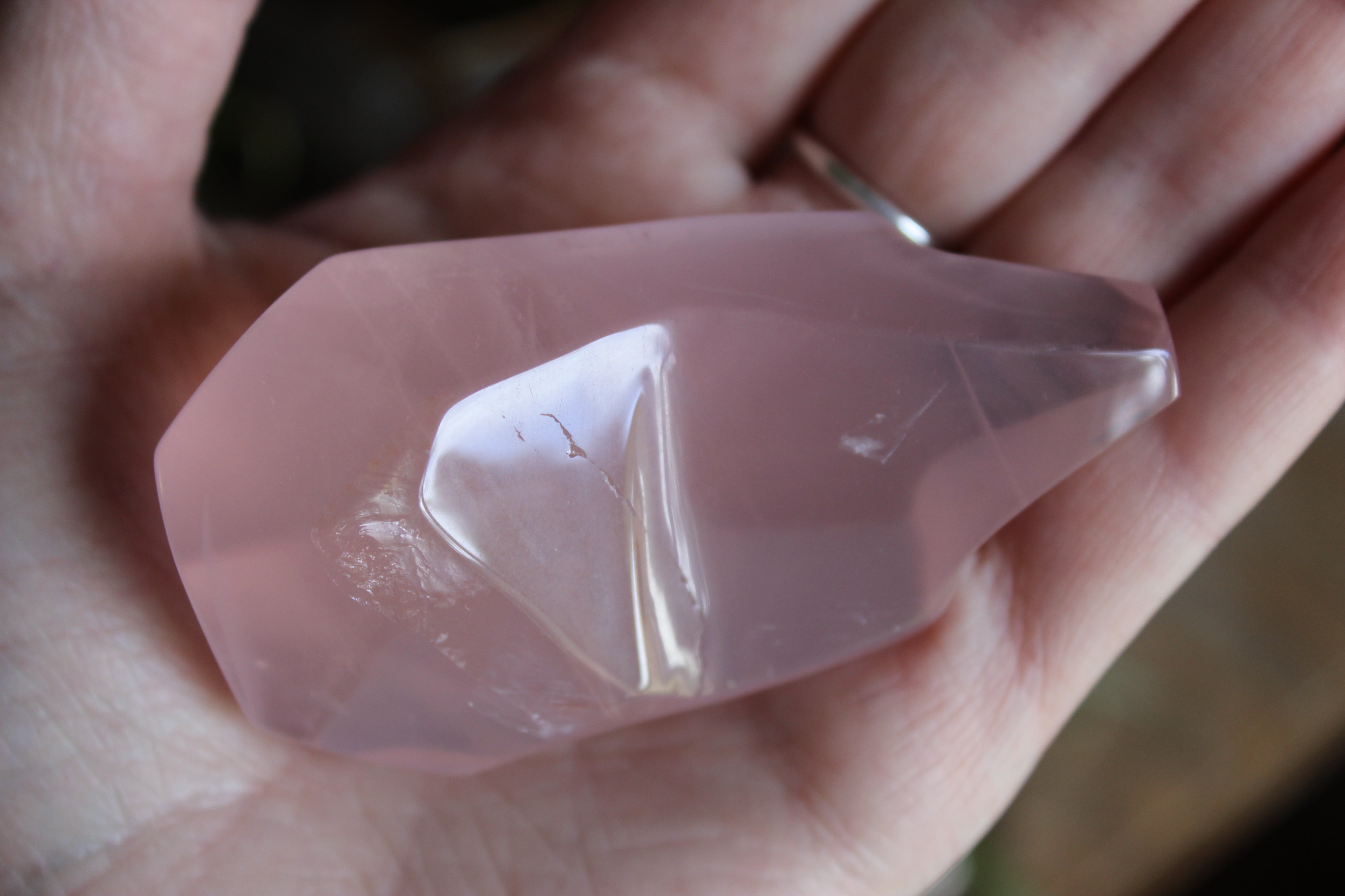 Rose quartz free form from Mozambique 6 sale