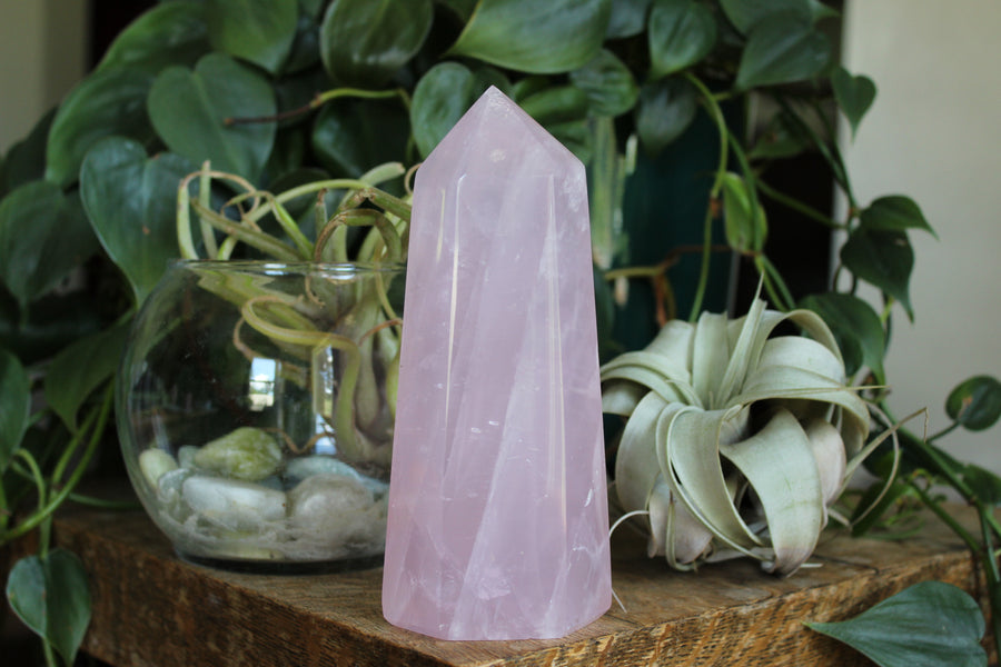 Rose quartz tower 16