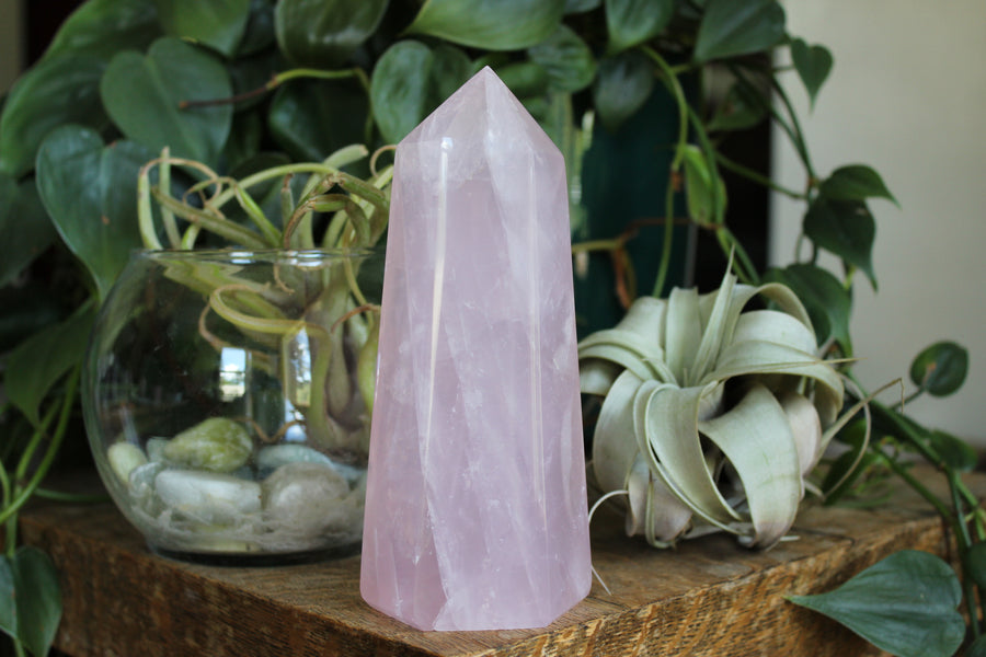 Rose quartz tower 16