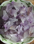 Rough amethyst points (set of 7)