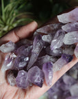 Rough amethyst points (set of 7)