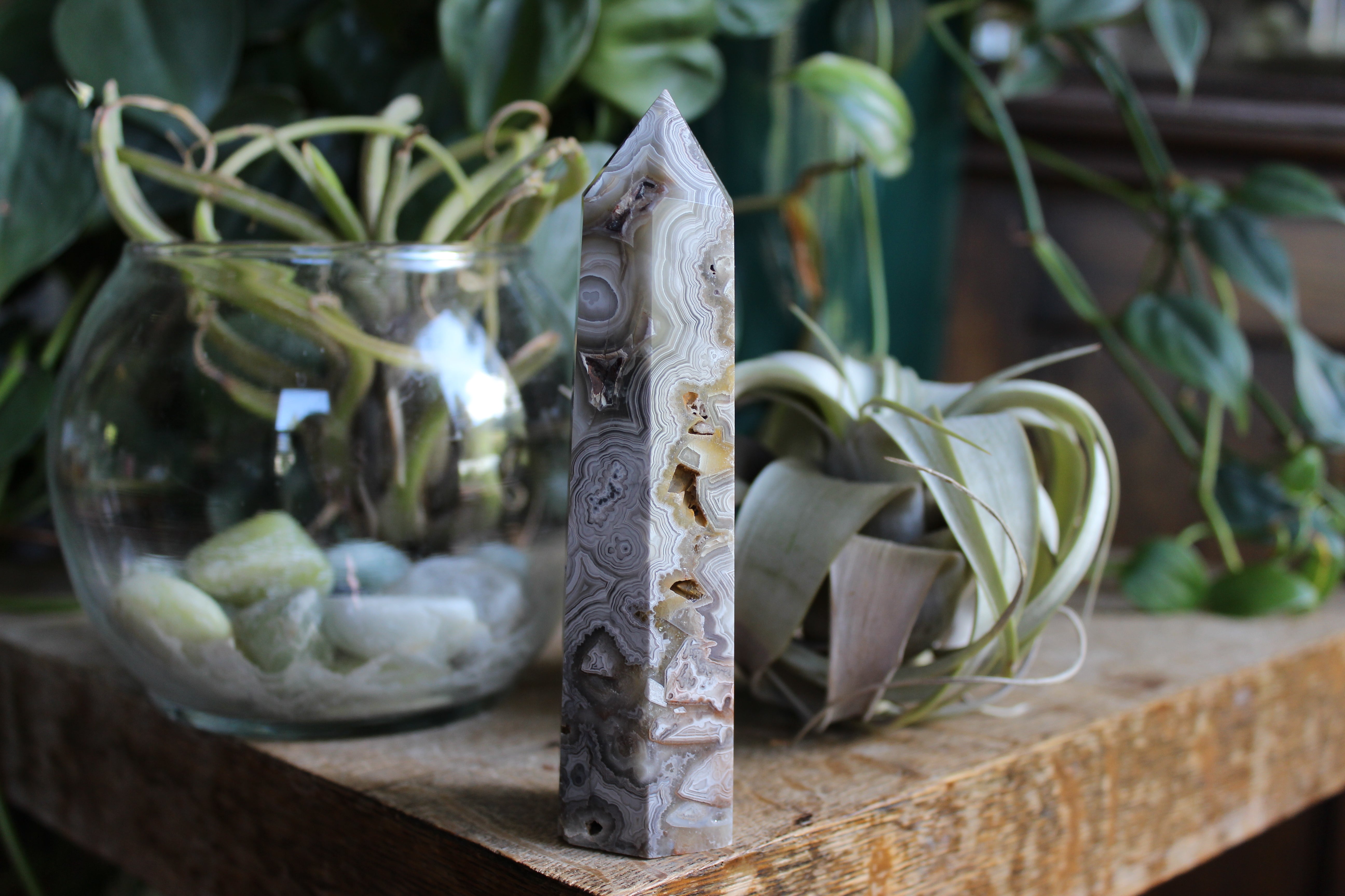 Crazy lace agate tower 5