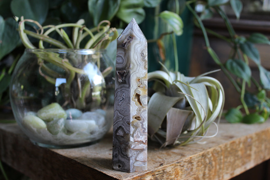 Crazy lace agate tower 5