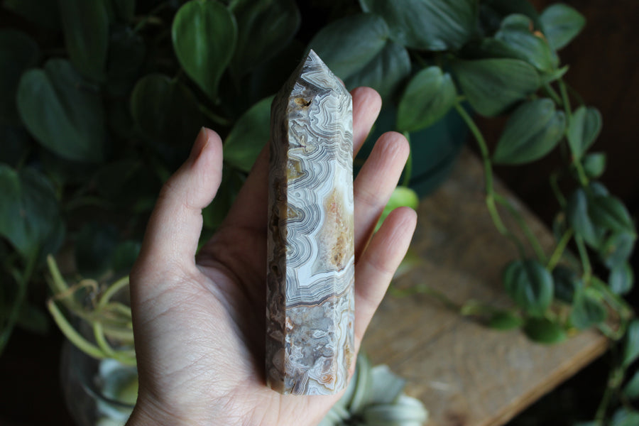 Crazy lace agate tower 5