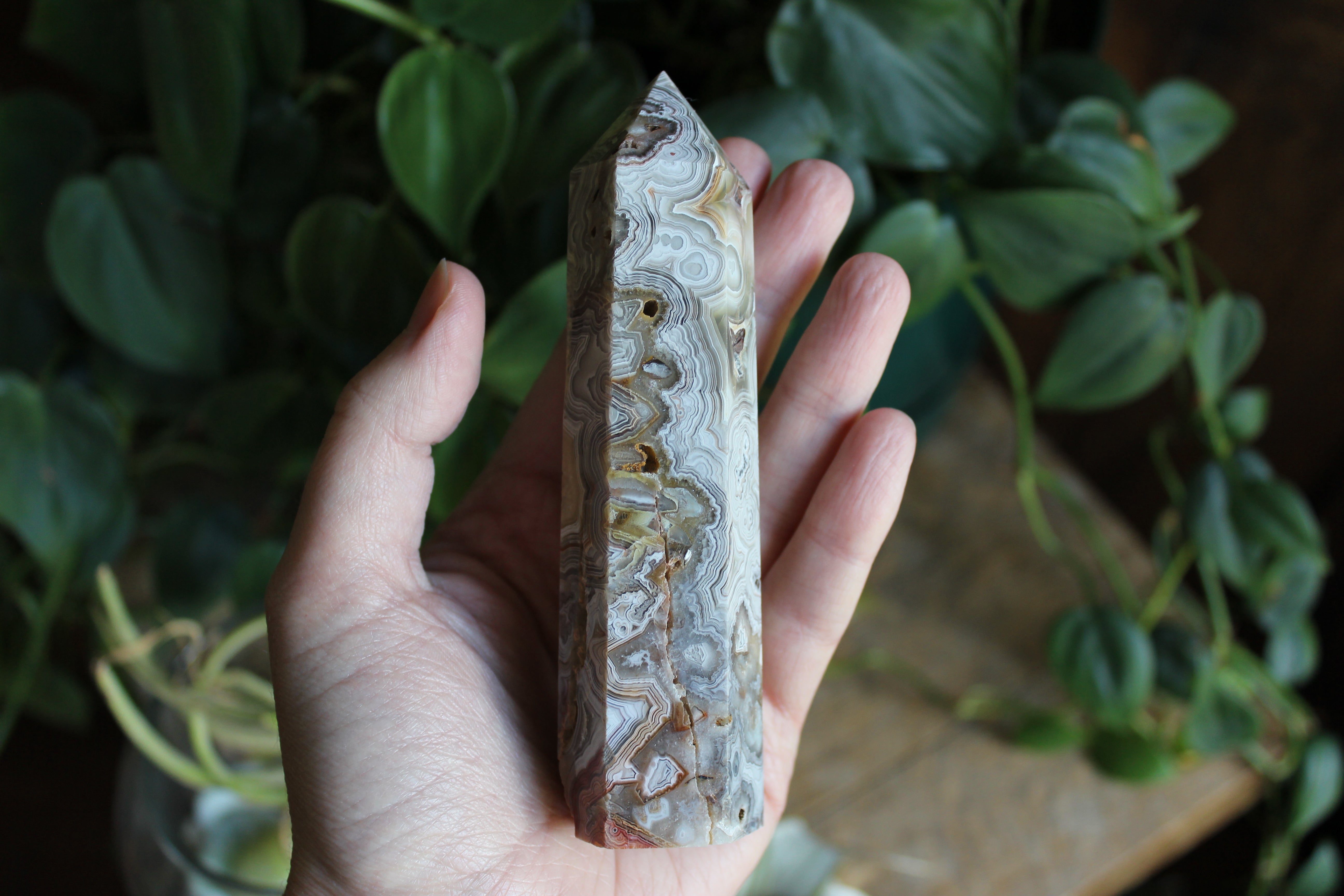 Crazy lace agate tower 5