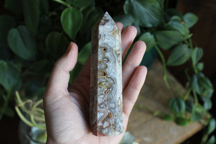 Crazy lace agate tower 5