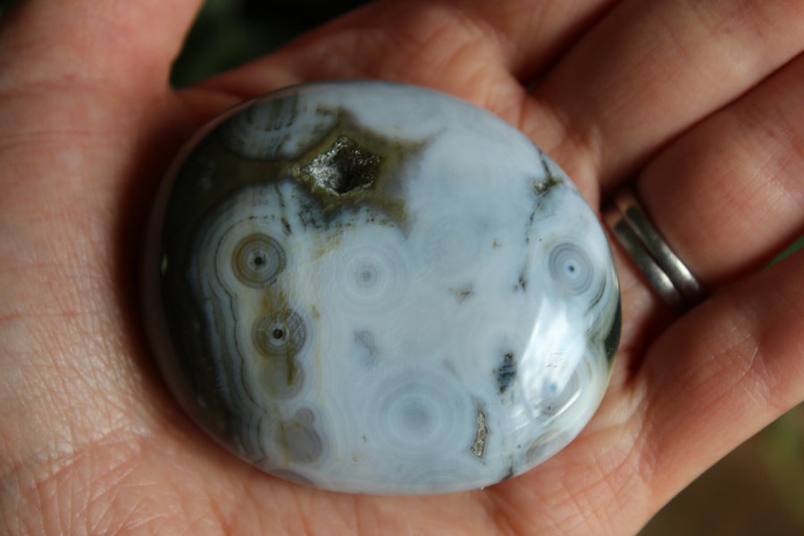 8th vein ocean jasper pocket stone 6