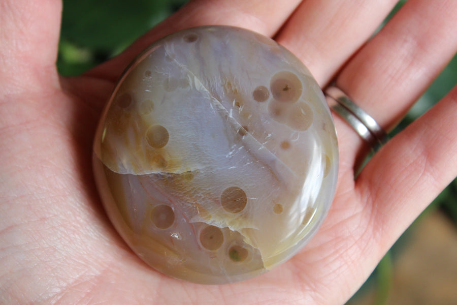 8th vein ocean jasper pocket stone 7