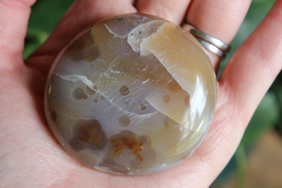 8th vein ocean jasper pocket stone 7