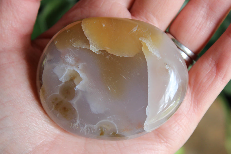 8th vein ocean jasper pocket stone 8