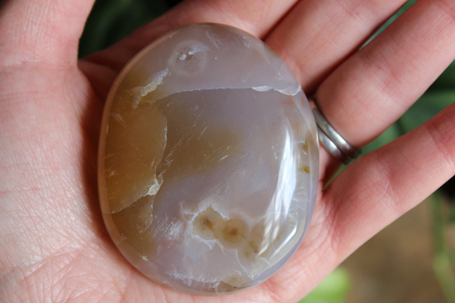 8th vein ocean jasper pocket stone 8