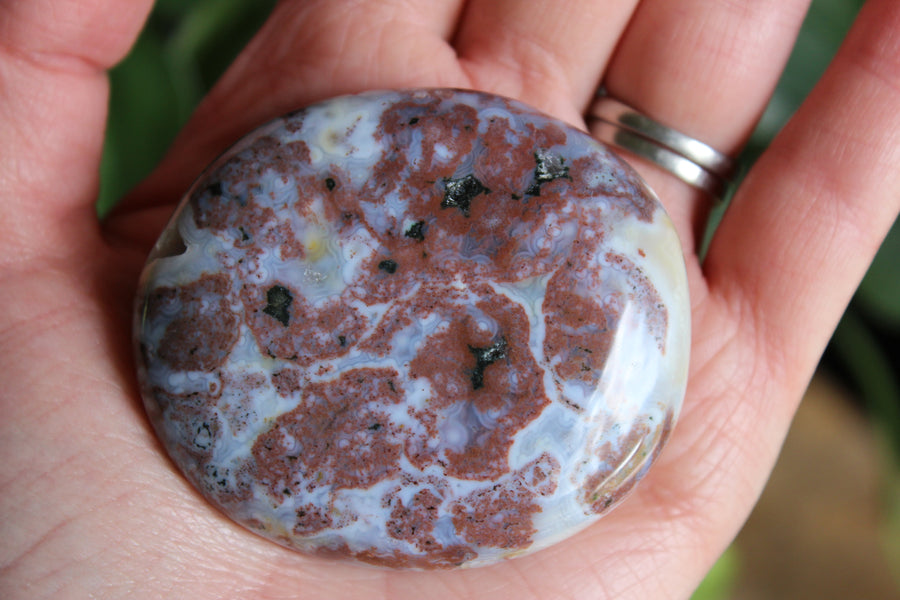 8th vein ocean jasper pocket stone 9