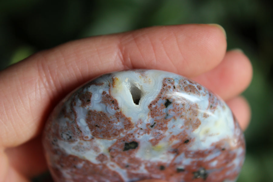 8th vein ocean jasper pocket stone 9