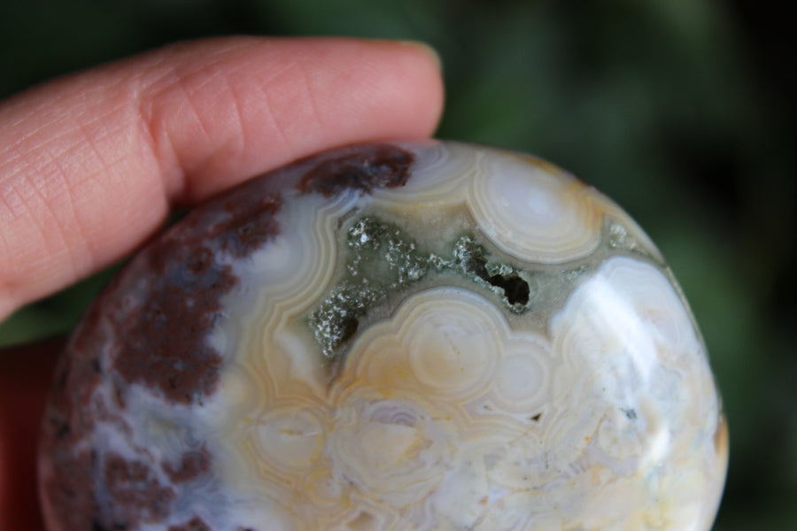 8th vein ocean jasper pocket stone 9