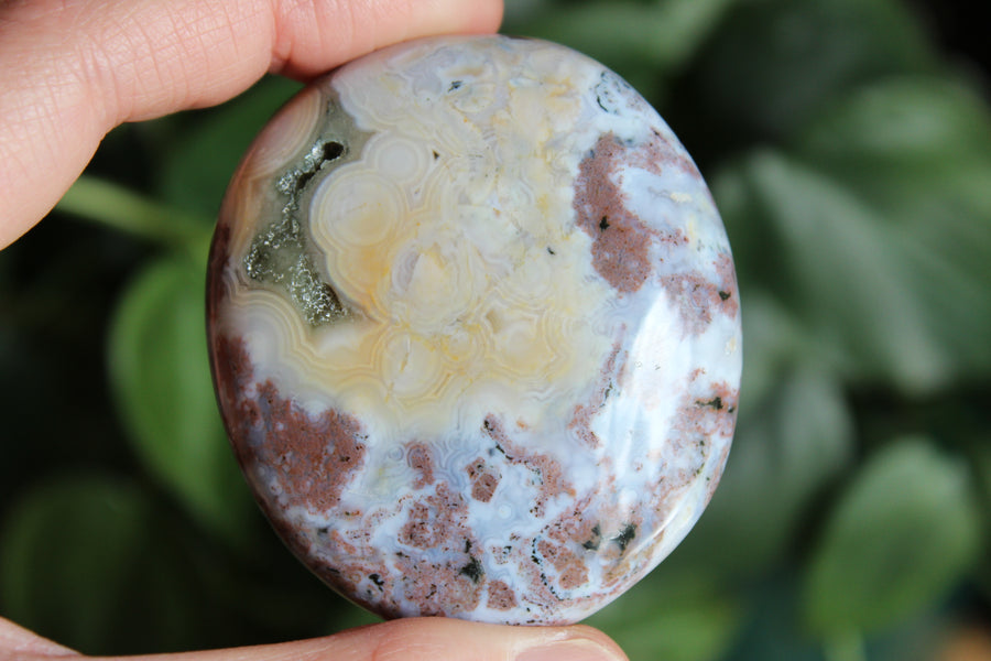 8th vein ocean jasper pocket stone 9