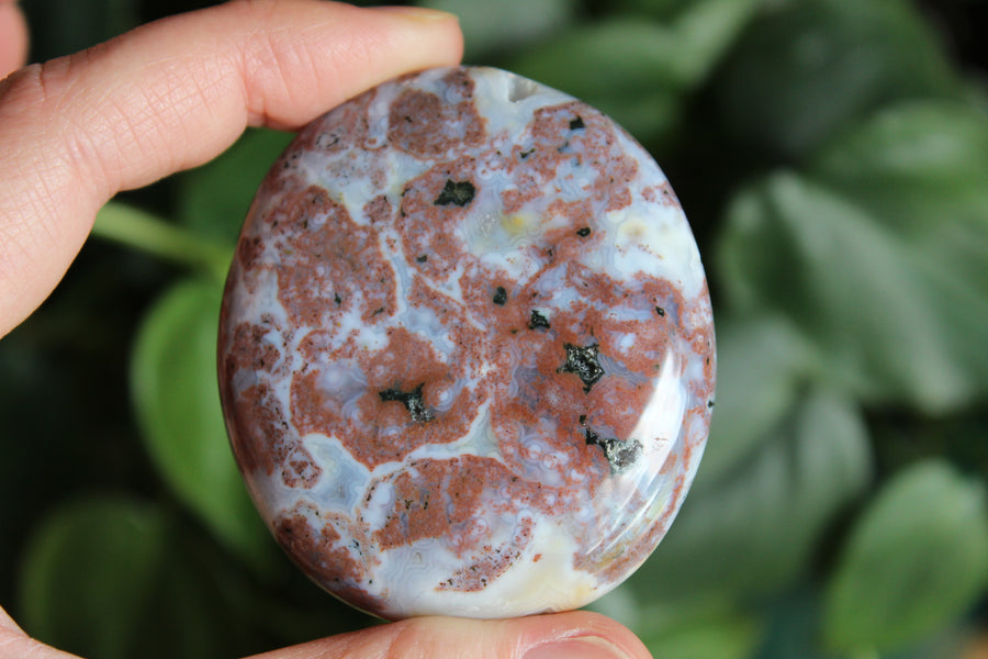 8th vein ocean jasper pocket stone 9