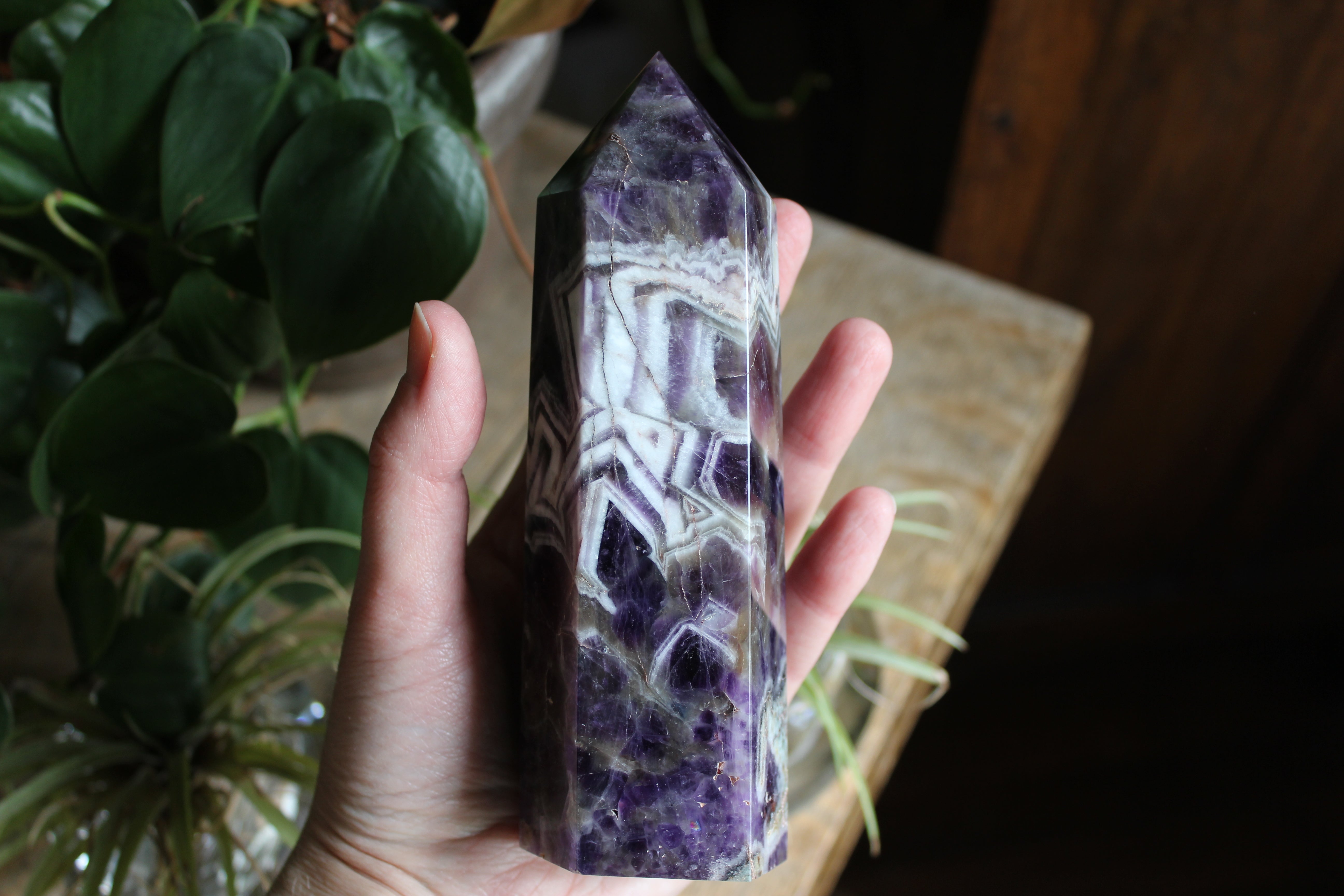 Chevron amethyst tower 4