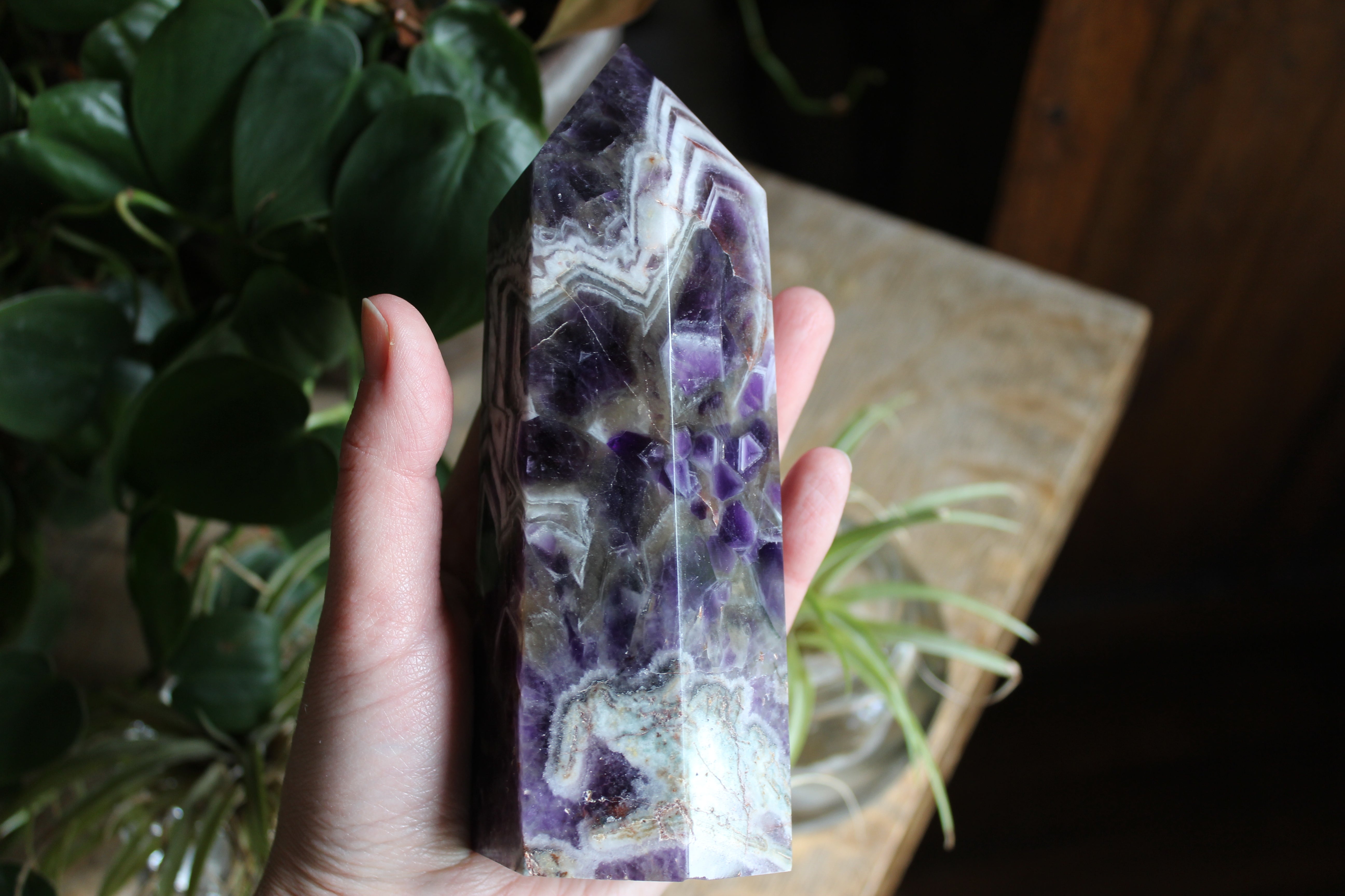 Chevron amethyst tower 4